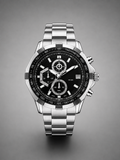 Fashionable Quartz Men's Luxury Watch - Silver